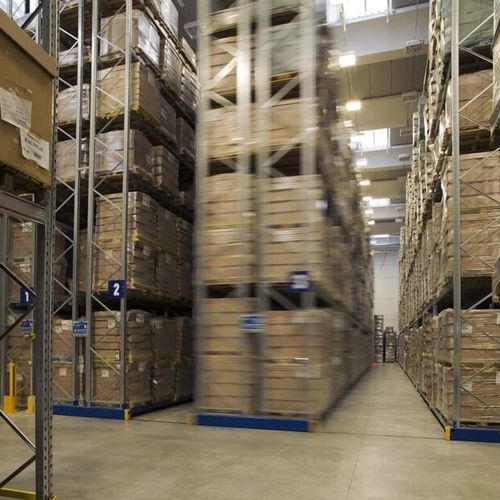 Scaffalatura per magazzino di stoccaggio - Dalmine LS - per l'industria agroalimentare / con ripiani / dinamica