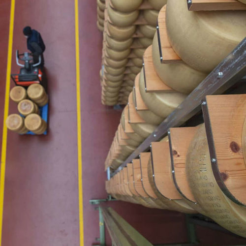 Scaffalatura per magazzino di stoccaggio - Dalmine LS - per formaggio / con ripiani / tubolare