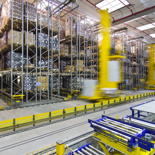Scaffalatura per magazzino di stoccaggio - Dalmine LS - con ripiani / ad accumulo / compatta