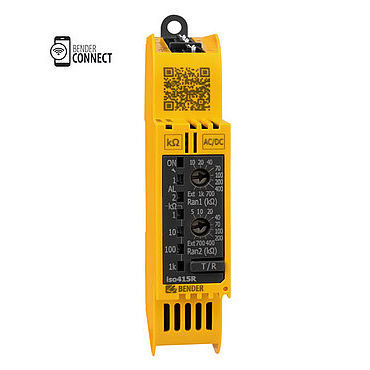 Controllore di isolamento per sistema trifase - ISOMETER® iso415R - BENDER GmbH & Co KG - per rete AC / AC/DC / DC