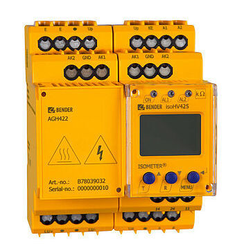 Controllore di isolamento AC/DC - ISOMETER® isoHV425 - BENDER GmbH & Co KG - DC / RS485 / Modbus RTU