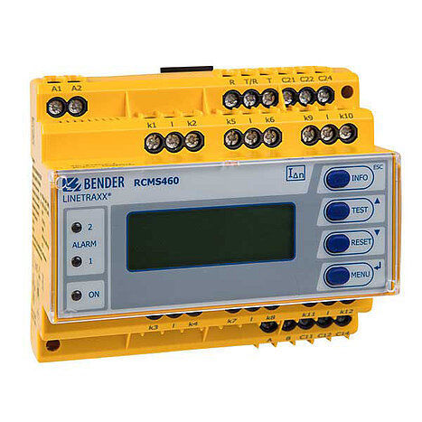 Sistema di monitoraggio della corrente residua - LINETRAXX® RCMS460-D - BENDER GmbH & Co KG - di trasformatori / RS-485 / in continuo