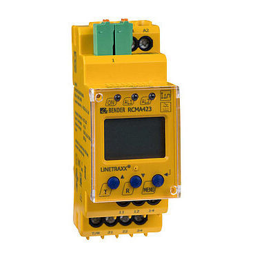 Modulo di monitoraggio della corrente residua - LINETRAXX® RCMA423 - BENDER GmbH & Co KG - per macchine / per applicazioni mediche / per l'industria del legno