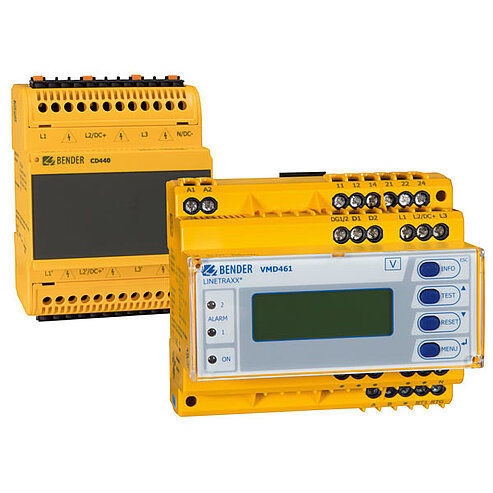 Relè di sorveglianza di frequenza - LINETRAXX® VMD461  - BENDER GmbH & Co KG - di sequenza di fasi / di assenza di fase / di squilibrio di fase