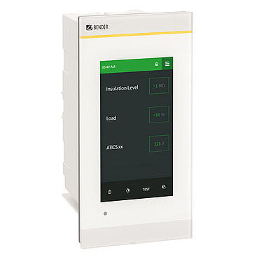 Terminale con touch screen - COMTRAXX® CP305 - BENDER GmbH & Co KG - ad incastro / Ethernet / RJ45