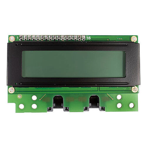 Modulo di visualizzazione LED - DPM2x16FP - BENDER GmbH & Co KG - a matrice di punti / monocromatico / 16 x 2