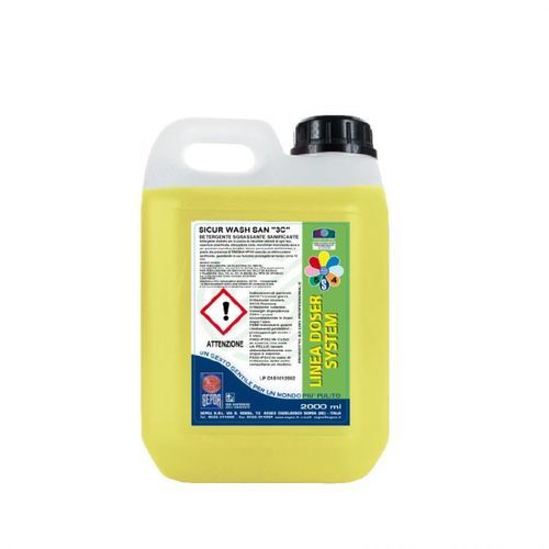 Detergente multiuso - Sicur Wash San 3C - Sepca Srl - per l'industria sanitaria / per pavimento / di pulizia