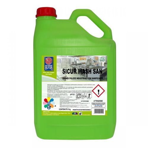 Detergente a base acqua - Sicur Wash San - Sepca Srl - di pulizia / per pavimento / per l'industria sanitaria