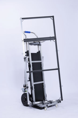 Carrello saliscale elettrico - DM216L-250 + PS - D.M. SRL - brushless / per transporto Merci / richiudibile