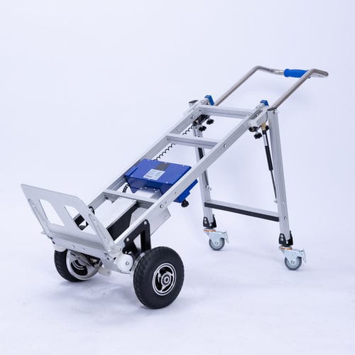 Carrello saliscale elettrico - DM203L-200 - D.M. SRL - brushless / per transporto Merci / richiudibile