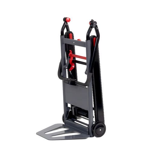 Carrello saliscale elettrico - DM080C - D.M. SRL - per transporto Merci / richiudibile / in alluminio