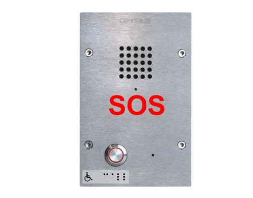 Citofono audio - EP-405H - Optimus - di emergenza / sicuro / da parete