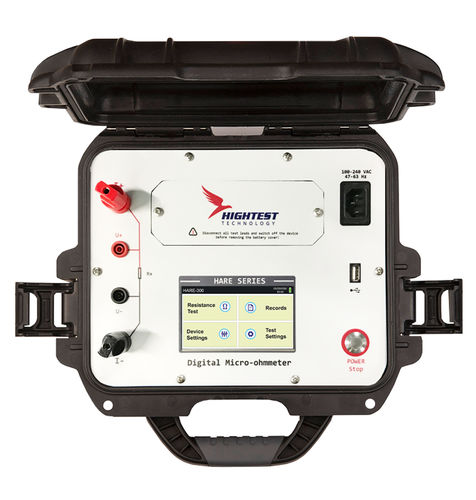 Microohmmetro digitale - HARE - Hightest Technology - portatile / rinforzato / a batteria