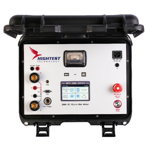 Microohmmetro digitale - ARES-200D - Hightest Technology - portatile / rinforzato / a batteria