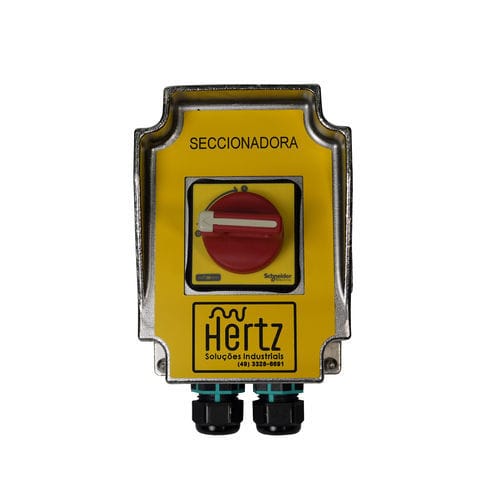 Interruttore-sezionatore con scatola in acciaio inossidabile - Hertz Solucoes - a bassa tensione / 3 poli / AC
