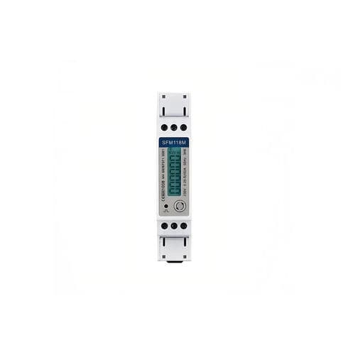 Contatore di energia elettrica monofase - SFM118 - YUEQING YISEN ELECTRONIC TECHNOLOGY CO.,LTD. - su guida DIN / RS-485 / multifunzione