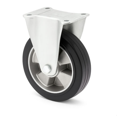 Ruota con fascia - BCW/F3/160/K – 350 kg - MARBA - in gomma nera / di lastre / per cavo rotondo