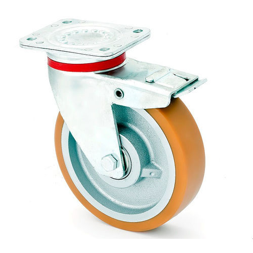 Ruota con fascia - LVS/4/150/KDS-N – 750 kg - MARBA - in ghisa / per cavo rotondo / elastica