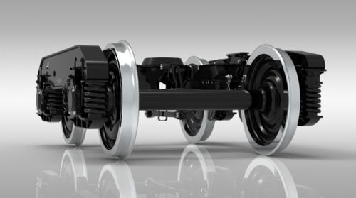 Carrello ferroviario Y25 - GB25RS - Greenbrier Europe - per trasporto merci / 1435 mm / con leva del freno standard