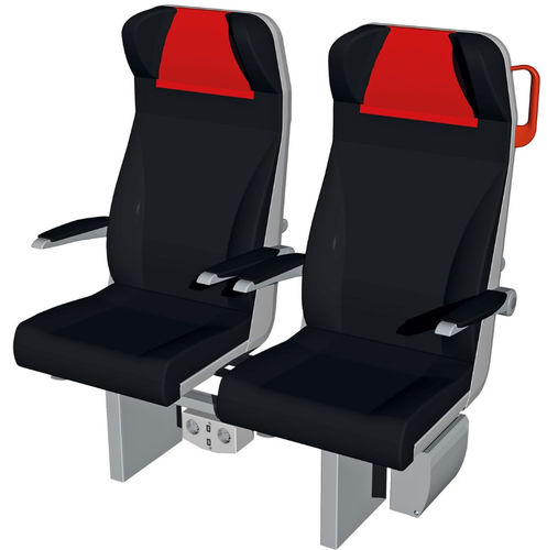 Sedile per treno prima classe - Rubin - ŽOS 4 TRAINS - in pelle / singolo