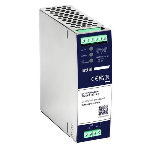 UPS 24 V - AMUP3 - Lettel - DC / modulare / per batteria