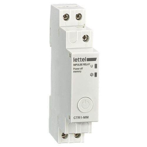 Relè elettromeccanico bistabile - CTR1-M - Lettel - DC / AC / su guida DIN