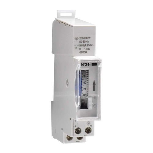 Interruttore orario meccanico - CTS1-J1A - Lettel - analogico / su guida DIN