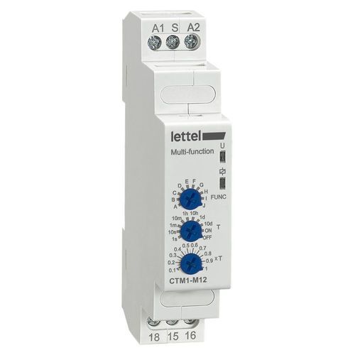 Relè temporizzatore ritardato - CTM1-M series - Lettel - su guida DIN / per pannello frontale / per scatola