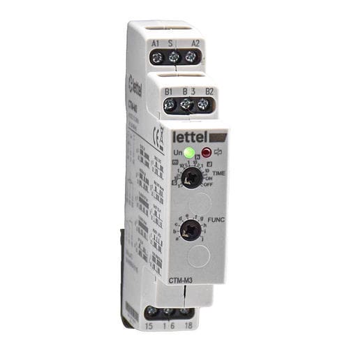 Temporizzatore analogico - CTM-M3R - Lettel - ritardato / su guida DIN / programmabile