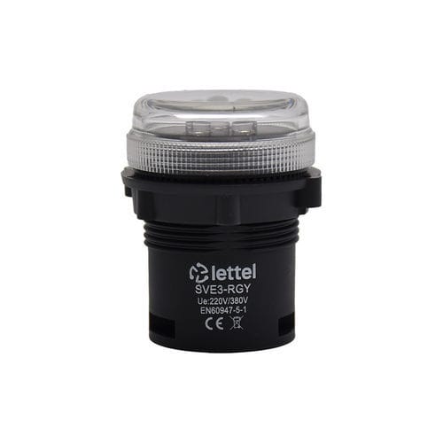 Indicatore luminoso LED - SVE3-WWW - Lettel - montato su pannello / di segnalazione / di tensione trifase