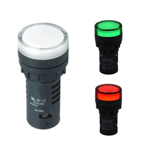 Indicatore luminoso LED - SVE1-22 BI LED - Lettel - per montaggio a filo / IP65 / IP68
