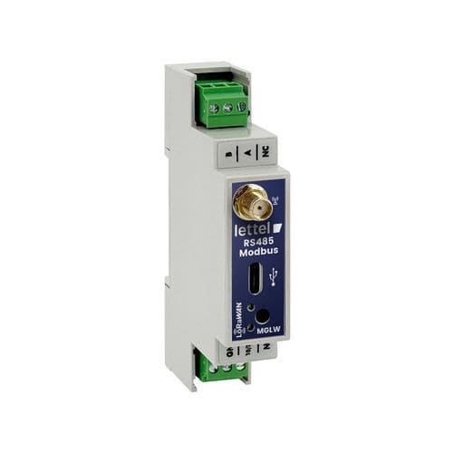 Gateway IoT - MGLW868 - Lettel - Modbus RTU / RS-485 / LoRaWAN