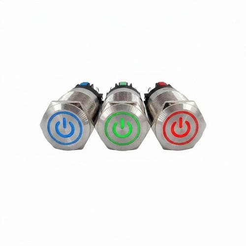 Pulsante IP65 - CBP22D-1A-AP series - Lettel - 1NA/NC / montato su pannello / ad azione momentanea