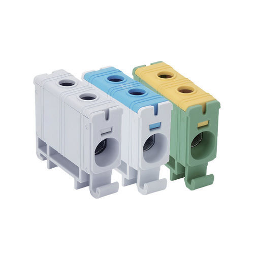Morsetto componibile da montare su pannello - DTB-1E35 series - Lettel - su guida DIN / con connessione a vite / alta corrente
