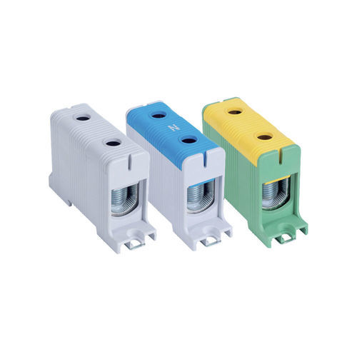 Morsetto componibile su guida DIN - DTB-1E150x series - Lettel - da montare su pannello / con connessione a vite / di potenza