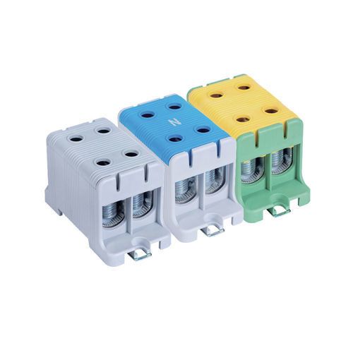 Morsetto componibile su guida DIN - DTB-2E95x series - Lettel - da montare su pannello / con connessione a vite / isolato