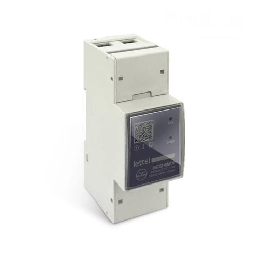 Contatore di energia elettrica monofase - MCX2-6MOD - Lettel - su guida DIN / Modbus / Modbus RTU