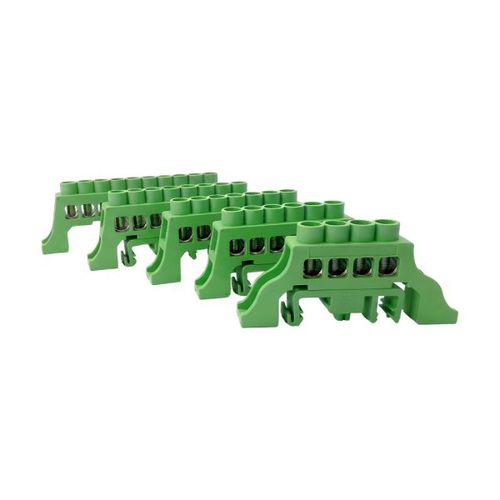 Morsetto componibile su guida DIN - DBB-PG series - Lettel - con connessione a vite / in materia plastica / isolato