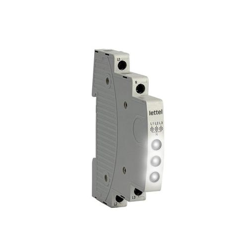Indicatore luminoso LED - SVM3-WWW-230  - Lettel - su guida DIN / di tensione trifase