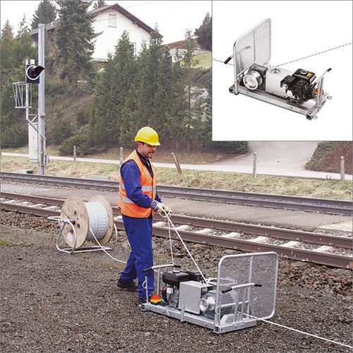Argano con motore a combustione - SPW 10B - Vetter GmbH Kabelverlegetechnik - per cavo / a doppio tamburo
