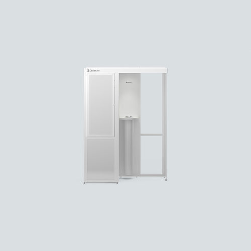 Cabina per fumatori con filtri HEPA - S 30 safety - Qleanair - a carboni attivi / ignifuga