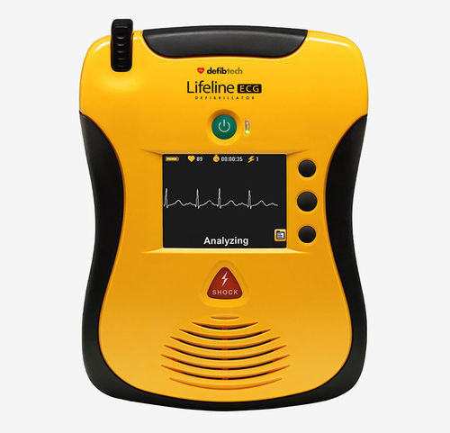 DAE semiautomático con monitor ECG - Lifeline ECG AED - Defibtech - di emergenza / bifasico / con guida RCP