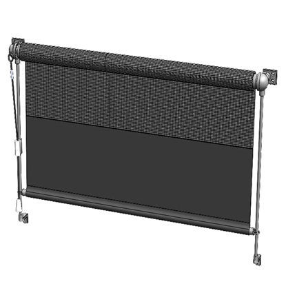 Tenda a rullo - RAV-510 - Auto-Motion Shade Inc. - manuale / con azionamento a molla / in poliestere