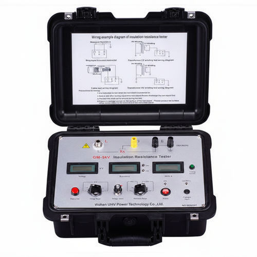 Dispositivo di misura della resistenza di isolamento portatile - GM-5kV - Wuhan UHV Power Technology Co.,Ltd.