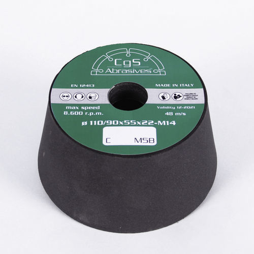 Mola a tazza - CgS Abrasives - di finitura / di smussatura / di smerigliatura