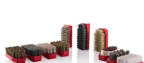 Spazzola piatta - CgS Abrasives - di finitura / di trattamento superficiale / in nylon