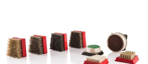 Spazzola piatta - CgS Abrasives - di finitura / abrasiva / lucidatrice