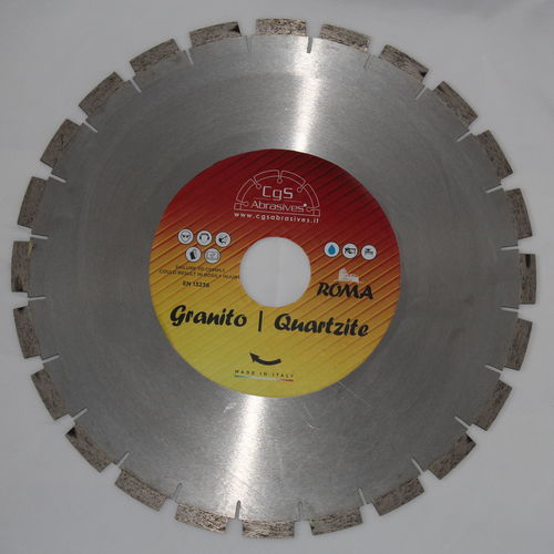 Lama da taglio in diamante - CgS Abrasives - per materiale molto duro / per granito / per quarzo