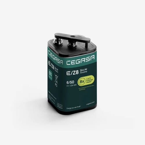 Batteria rettangolare - E/Z8 6/50 - Cegasa Energía SLU - 6 V / industriale / per apparecchio di telecomunicazione
