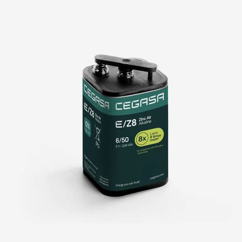 Batteria rettangolare - E/Z8 6/50 - Cegasa Energía SLU - 6 V / industriale / per apparecchio di telecomunicazione
